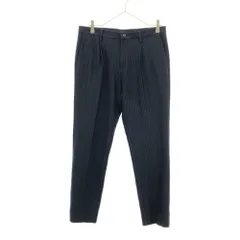 ビームスゴルフ ピンストライプ ゴルフ タック ストレートパンツ 46 ネイビー BEAMS GOLF メンズ