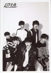 【中古】生写真(男性) 超特急/集合(6人)/全身・座り・モノクロ・ユーキ・タカシ後ろ・背景白/「BULLET TRAIN Arena Tour 2018 GOLDEN EPOCH」大阪12/26公演限定 生写真セット第64弾