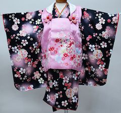 二尺袖 着物 袴フルセット From KYOTO 着物丈は着付けし易いショート丈