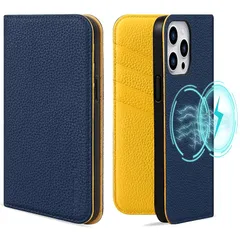 VISOUL iPhone 15 ProMax ケース 手帳型 本革 MagSafe対応 レザー 全面保護 マグネット式 カード収納 多機能 アイフォン15 ProMax ケース ワイヤレス充電対応横置きスタンド機能付き手帳型ケース アイホン15 ProM 0