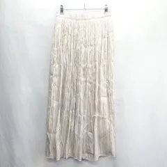 ◇ ⊂ ITEMS URBAN RESEARCH ロング丈 フレア スカート サイズFree ベージュ レディース E  【1410100049929】