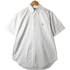 古着 ラルフローレン Ralph Lauren CLASSIC FIT 半袖 ボタンダウンシャツ メンズM相当/eaa564774
