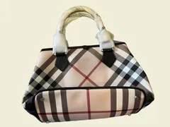 【オススメ！希少】BURBERRYノバチェック ハンドバッグ PVC レディース