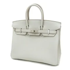 エルメス HERMES ハンドバッグ バーキン25 SV金具 U刻印 グリスパール（グリスペール）×ナタ トゴのサムネイル