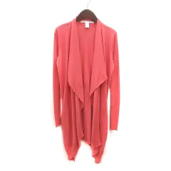 ダイアンフォンファステンバーグ DIANE von FURSTENBERG カーディガン ニット ロング 絹 シルク カシミヤ混 長袖 P XS ピンク /MS ■GY19のサムネイル