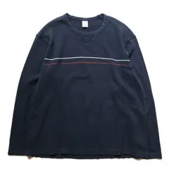 00s OLD GAP サーマルロンT Y2K 古着 アーカイブ 00's オールドネイビー チェスト ボーダー サーマル Tシャツ