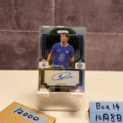 2022 Panini Christian Pulisic 金箔サイン Chelsea FC Silver Prizm Parallel カード