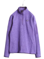 【お得なクーポン配布中!】 14年製 パタゴニア ベターセーター ハーフジップ レディース S 古着 Patagonia アウトドア フリース ジャケット プルオーバー ブルゾン 紫