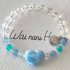 『 Lino Blue Ocean  』ラリマーブレスレット