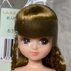 リカちゃん　キャッスル　人形　未使用新品　真ん中分け　三つ編み　そ リカちゃんキャッスル お人形教室スペシャル リカちゃん お下げ