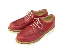 パラブーツ Paraboot シャンボード CHAMBORD レザーシューズ フランス製 型押し レッド 8.5のサムネイル