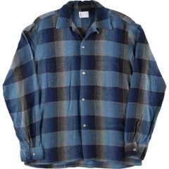 TOWNCRAFT PENNEYS オンブレチェック シャツ M ブラウン 古着 TOWNCRAFT PENNEYS オンブレチェック シャツ M ブラウン 古着