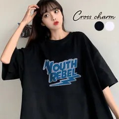 韓国風 フロントロゴ Tシャツ TA633T