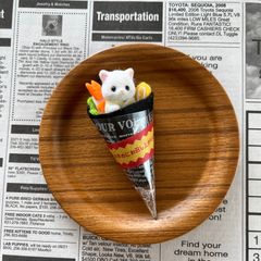 シルバニアファミリー 三つ子の赤ちゃんサイズ【チョコバナナクレープ 