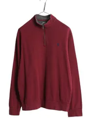 【お得なクーポン配布中!】 ポロ ラルフローレン ハイネック 長袖 Tシャツ メンズ M 古着 ハーフジップ ロンT ストレッチ カットソー ワンポイント スウェット タイプ