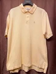 MADE IN USA製 Brooks Brothers GOLDEN FLEECE 半袖鹿の子ポロシャツ イエロー Lサイズ