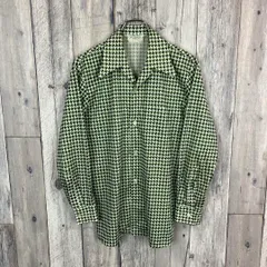 80s LOCOS OLD ヴィンテージ 長袖 オープンカラー ドレス シャツ