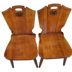 ヴィンテージ オールドカリモク ダイニングチェア 2脚セット RUSTIC 六家 IZ41693I☆4脚セット カリモク RUSTIC ダイニングチェア ル