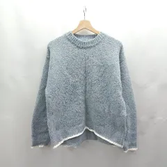 ◇ ⊇ WTW ダブルティー 長袖 ニット サイズF ライトブルー系 レディース E  【1502180054198】