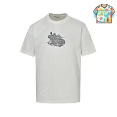 【今日WTO】Burberry 25ss Horseform Print Short Sleeve - ウォーホースフォームプリント-PQ14