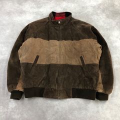 The Leather Shop Sears シアーズ アウター ジャケット レザージャケット 革ジャン チェック柄 カジュアル 古着 USED ヴィンテージ VINTAGE リバーシブル