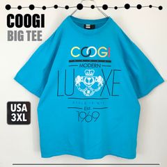 希少】COOGI クージー Tシャツ 刺繍 幾何学 Y2K XXL 青 メタル - メルカリ
