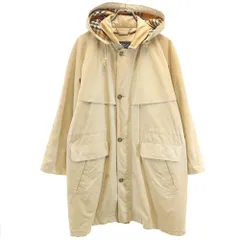 Burberrys バーバリーズ 90s オールド C-TK83 フーデッド コート M ベージュ ライナー欠損 メンズ 古着のサムネイル