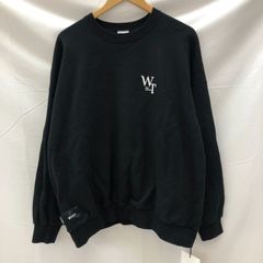 WTAPS 22AW LOCKS SWEATER BLACK 04 ダブルタップス ロゴ プリント クルーネック スウェット ブラック /m 250219 01759hi◇128