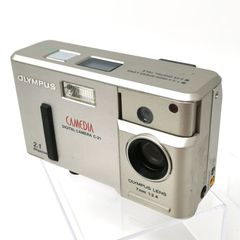 オリンパス　キャメディア　C-21 コンパクトデジタルカメラ　コンデジ　デジカメ　シルバー　ジャンク品　管理番号KKVNKO750