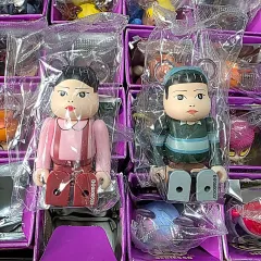 BE@RBRICK SQUID GAME 4種セット ベアブリック イカゲーム ベアブリック × イカゲーム進行係 (丸/三角/四角) 100% & 400% 3