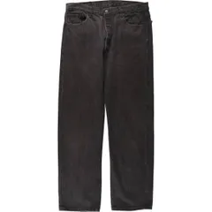 古着 90年代 リーバイス Levi's 501-0658 先染め ブラックデニム ストレートデニムパンツ USA製 メンズw34相当 ヴィンテージ/evb010243