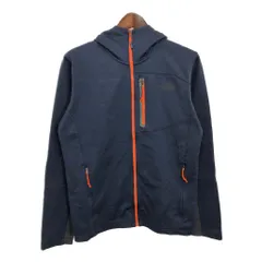 THE NORTH FACE ノースフェイス フルジップ フリースパーカー アウトドア ネイビー (メンズ L) 中古 古着 S0548