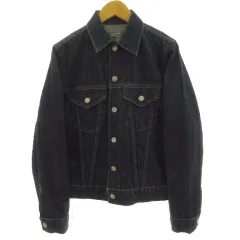 ユナイテッドアローズ ピンクレーベル UNITED ARROWS PINK LABEL ジャケット デニムジャケット ジージャン 3rdモデル 日本製 コットン インディゴ ブルー 青 M