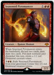 歴戦の紅蓮術師　MH1 日本語4枚セット 145)《歴戦の紅蓮術士/Seasoned Pyromancer》[MH1] 赤R | 日本