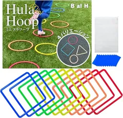 B　al　H(ビイエイエルエイチ) ラダー トレーニング プロサッカーコーチ推奨 けんけんぱりんぐ 収納袋つき 10個セットB(四角形)
