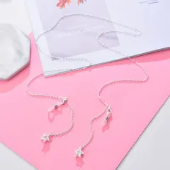 ☆ シルバー ☆ 星 ☆ マスクストラップ pmyhm01 マスクストラップ おしゃれ マスクチェーン マスクチャーム メガネチャーム レディース マスクアクセサリー メガネスチェーン メガネストラップ チェーン マスク メガネ ぶら下げ シンプル ジュエリー