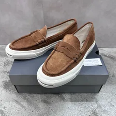 未使用品 JACK PURCELL LOAFER × Graphpaper 25SS Suede Loafer スエードローファー ローカットシューズ グラフペーパー ジャックパーセル GU251-90336 ブラウン 28cm 94671A7