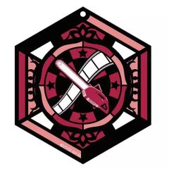 [중고] 키홀더 마스코트 (캐릭터) 그렐 사토클리프 스테인드 글라스 아트 키홀더 [흑집사 Book of Circus]