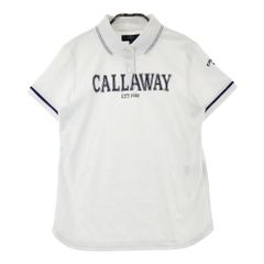 Callaway キャロウェイ　ポロシャツ ホワイト ラインストーン ゴルフ Callaway ポロシャツ ホワイト ラインストーン ゴルフ - メルカリ