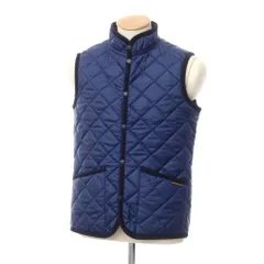 【中古】ラベンハム LAVENHAM ポリエステル キルティングベスト ネイビー【サイズS/36】【メンズ】のサムネイル