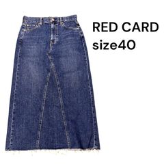 ◆レッドカードREDCARDデニム スカート レディース size40  S5T343