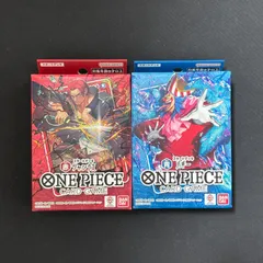 新品 未開封 / ONE PIECE ワンピース カードゲーム / スタートデッキ / 赤 シャンクス / 青 バギー  / 各1点 計2点セット