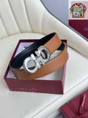 【今日WTO】Ferragamo ダブル面使用 本革ベルト-1-LD16