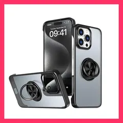 ★売れ筋★ iphone15 ケース クリア iphone13 ケース リング付き iphone14 pro max ケース 耐衝撃 iphone 15 14 promax ケース ブルー リング スタンド カバ