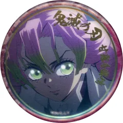 【中古】バッジ・ビンズ 甘露寺蜜璃(ロゴ右) 「鬼滅の刃 刀鍛冶の里編 キャラクター絵巻カフェ 終ノ巻 箔押しランダム57mm缶バッジA」