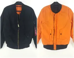 レディース S Alpha Industries(アルファインダストリーズ) リバーシブル MA1 ジャケット Y4C ー 083 /レディブルー