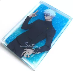【中古】アクリルスタンド・アクリルパネル 五条悟 グリッターアクリルブロック Ver.2 「呪術廻戦 懐玉・玉折」