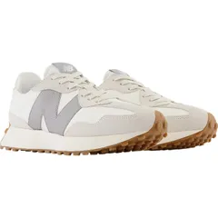 ニューバランス U327 LT スニーカー ホワイト/グレー ユニセックス レトロモダン 軽量クッション