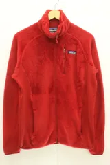 【中古】 patagonia メンズフリースジャケット M R2 Regulator Fleece Jacket  patagonia M 赤 レッド ロゴ