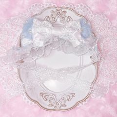 ぬい服 ドレス ショルダー 15cm 16cm 17cm ピンク ストライプ 猫 ꒰ ぬい ヘッドドレス ꒱ 再販分